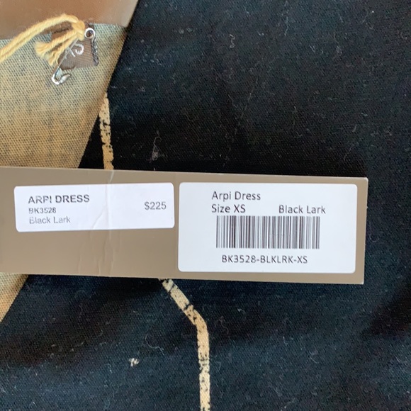 NWT Bel Kazan Arpi dress in Black Lark - Picture 7 of 9